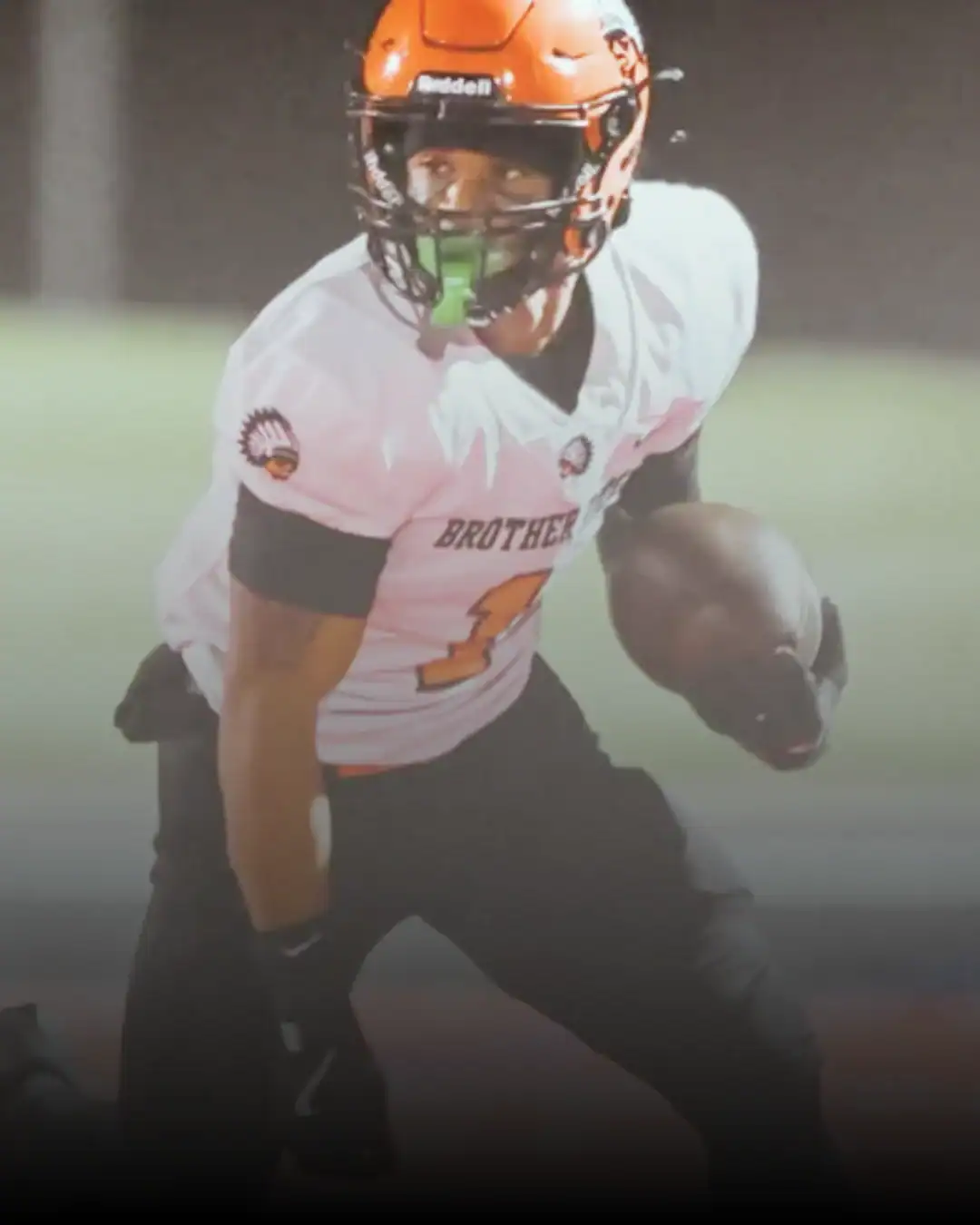 Jacob playing college football